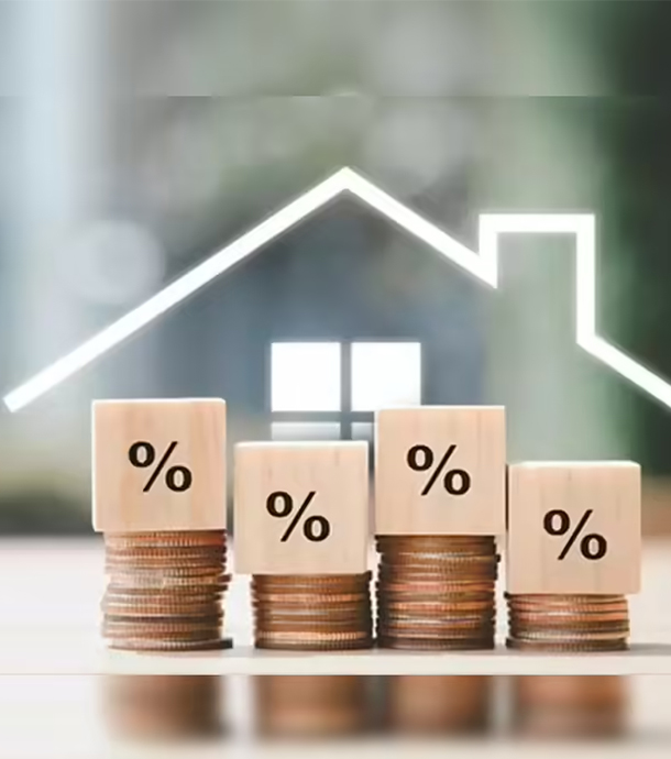 Couple reviewing fixed-rate mortgages comparison sheet at kitchen counter together